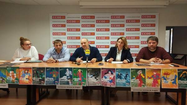 CCOO ha presentado en Aragón la campaña 'Precarity War' CCOO ha presentado en Aragón la campaña 'Precarity War'