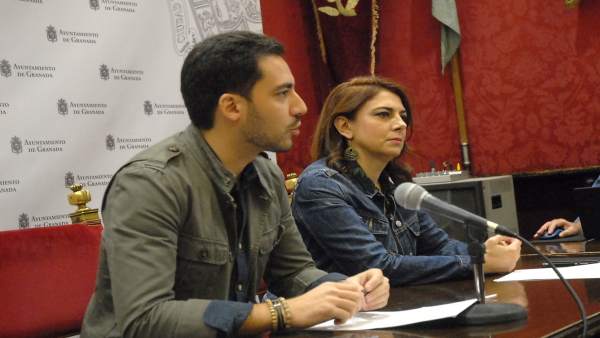 Los concejales Eduardo Castillo y Raquel Ruz Los concejales Eduardo Castillo y Raquel Ruz