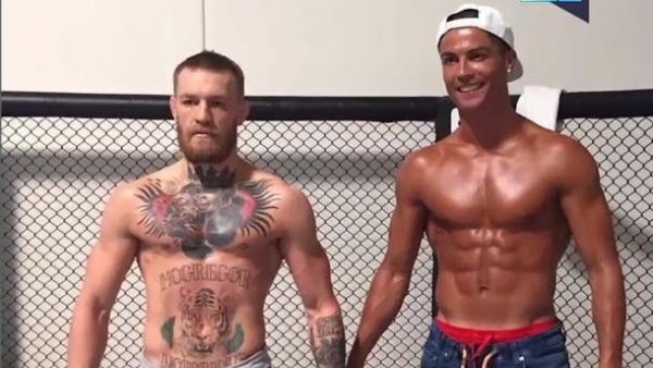 Cristiano Ronaldo y Conor McGregor Cristiano Ronaldo y Conor McGregor