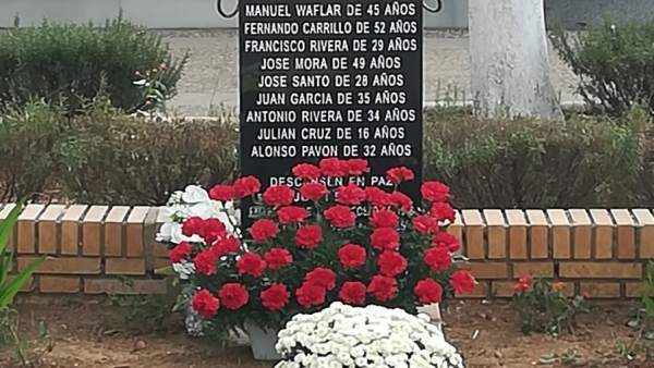 Monumento a la memoria histórica en Beas. Monumento a la memoria histórica en Beas.