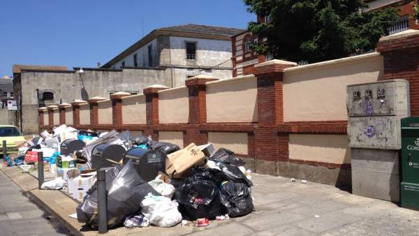 Huelga de la basura en Lugo Huelga de la basura en Lugo