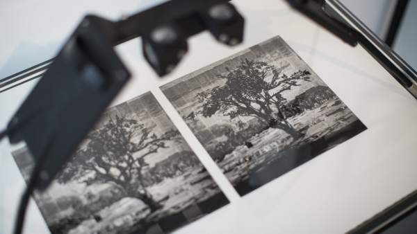 Fotografía estereoscópica realizada por William Kentridge Fotografía estereoscópica realizada por William Kentridge