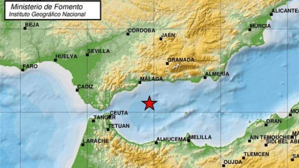 Mapa del epicentro del terremoto Mapa del epicentro del terremoto
