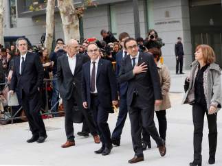 Los exconsellers, en la Audiencia Nacional