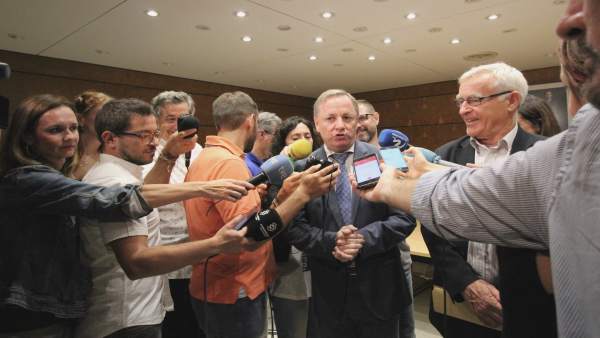 Moragues atiende a los medios tras la Junta de Seguridad Moragues atiende a los medios tras la Junta de Seguridad