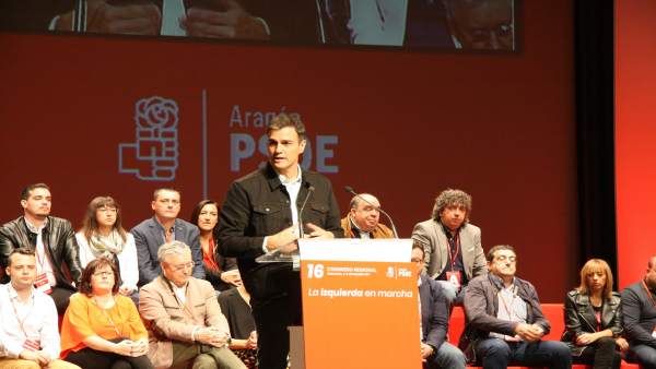 Pedro Sánchez en Zaragoza Pedro Sánchez en Zaragoza