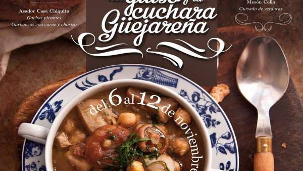 Cartel de las I Jornadas del Guiso y la Cuchara en Güejas Sierra Cartel de las I Jornadas del Guiso y la Cuchara en Güejas Sierra