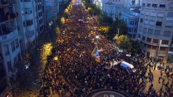 Manifestación en Lleida Manifestación en Lleida