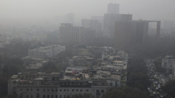 Contaminación sobre Nueva Delhi Contaminación sobre Nueva Delhi