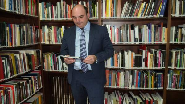 El diputado delegado de Bibliotecas de la DPT, Juan Carlos Gracia Suso El diputado delegado de Bibliotecas de la DPT, Juan Carlos Gracia Suso