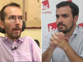 Pablo Echenique y Alberto Garzón.