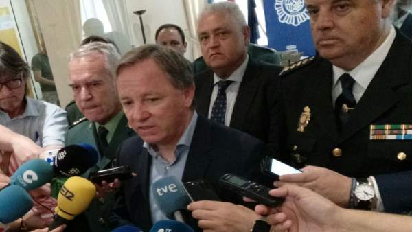 Juan Carlos Moragues, este lunes, en atención a los medios Juan Carlos Moragues, este lunes, en atención a los medios