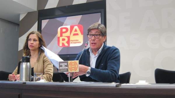 El presidente del PAR en rueda de prensa este viernes. El presidente del PAR en rueda de prensa este viernes.