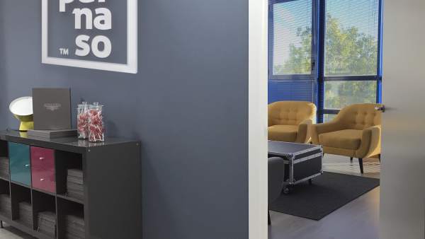 La nueva sede de Parnaso Comunicación, en el Edificio Adytec, en Los Bermejales. La nueva sede de Parnaso Comunicación, en el Edificio Adytec, en Los Bermejales.