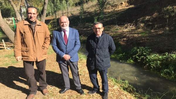 Rueda de prensa del PSOE en Riofrío Rueda de prensa del PSOE en Riofrío