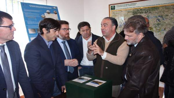Visita de los consejeros de Medio Ambiente y Agricultura a la provincia. Visita de los consejeros de Medio Ambiente y Agricultura a la provincia.