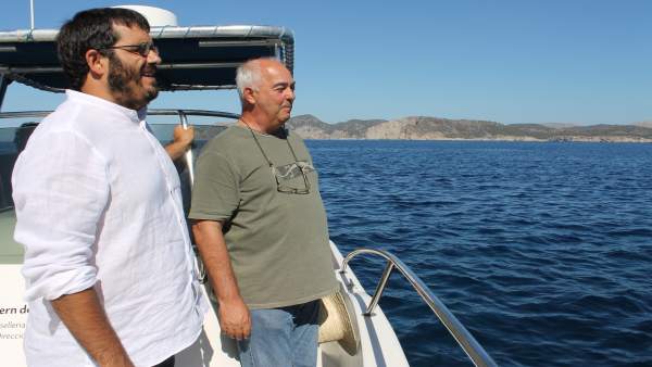 El conseller de Medio Ambiente, Vicenç Vidal, y el DG de Pesca, Joan Mercant El conseller de Medio Ambiente, Vicenç Vidal, y el DG de Pesca, Joan Mercant