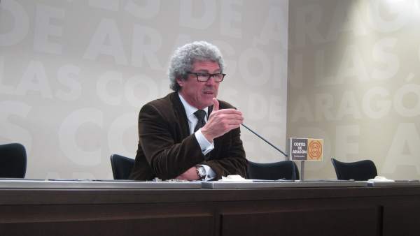 El diputado de CHA en las Cortes de Aragón, Gregorio Briz El diputado de CHA en las Cortes de Aragón, Gregorio Briz