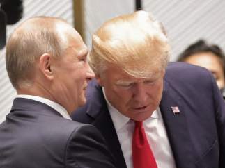 Vladimir Putin y Donald Trump.