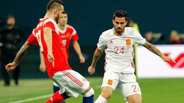 Suso, ante Rusia Suso, ante Rusia