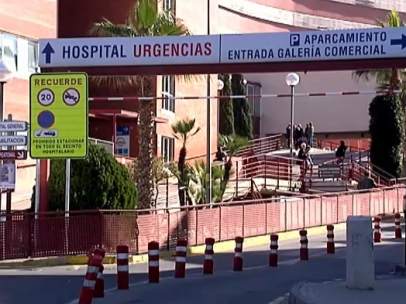 Acceso a urgencias de un hospital