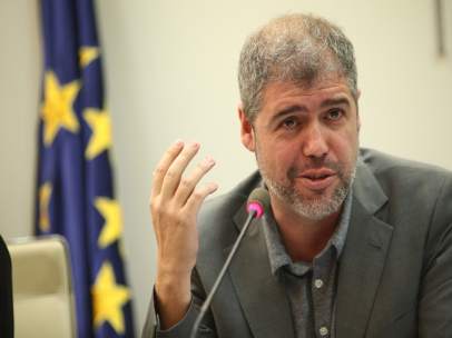 El secretario general de CC.OO., Unai Sordo, participa en una jornada