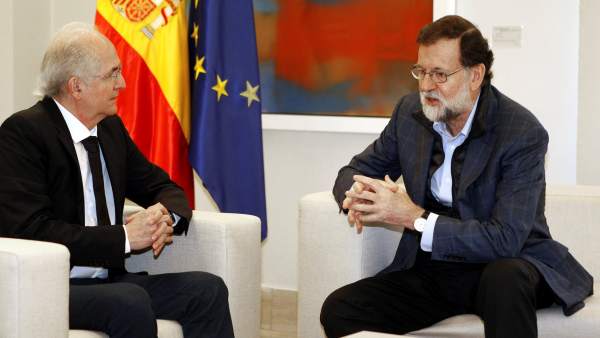Rajoy recibe a Ledezma Rajoy recibe a Ledezma