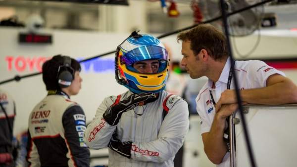 Fernando Alonso Rookie Test Baréin Toyota WEC Fernando Alonso Rookie Test Baréin Toyota WEC