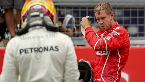 Hamilton y Vettel. Hamilton y Vettel.