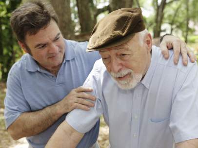 Un Anciano que padece Alzheimer