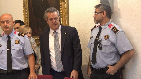 El conseller de Interior Joaquim Forn. El conseller de Interior Joaquim Forn.