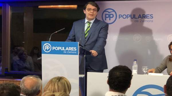 Zamora.- Intervención de Fernández Mañueco en Toro Zamora.- Intervención de Fernández Mañueco en Toro
