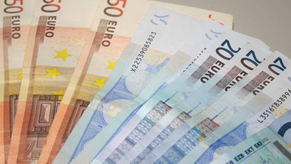 Billetes de euro. Billetes de euro.