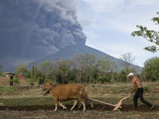 Enorme nube de ceniza