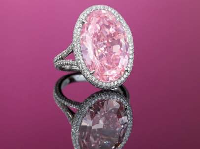 Anillo de diamantes 'Pink Promise'
