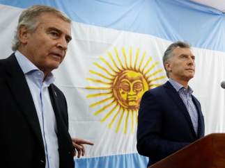 Mauricio Macri y Óscar Aguad