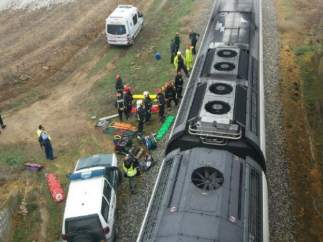 Descarrilamiento tren
