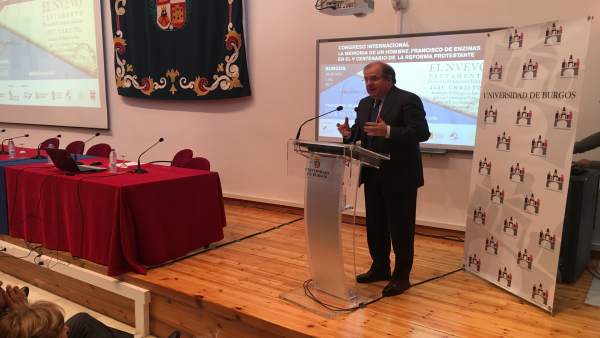 Herrera interviene en la Universidad de Burgos Herrera interviene en la Universidad de Burgos