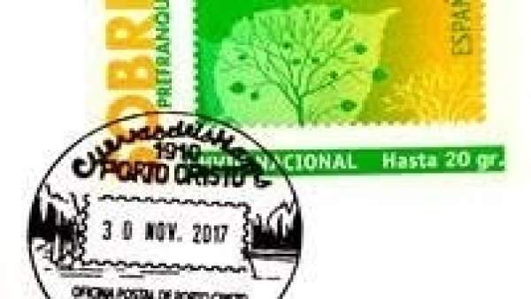 Matasellos de Correos dedicado a las Cuevas del Hams Matasellos de Correos dedicado a las Cuevas del Hams