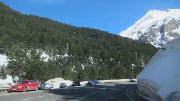 Nieve en el Pirineo oscense. Nieve en el Pirineo oscense.