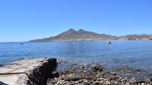 Vista desde la Isleta del Moro, en Níjar Vista desde la Isleta del Moro, en Níjar