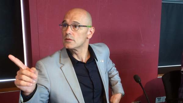 El conseller de Exteriores cesado y 'número tres' de ERC a las elecciones del 21-D,Raül Romeva. El conseller de Exteriores cesado y 'número tres' de ERC a las elecciones del 21-D,Raül Romeva.