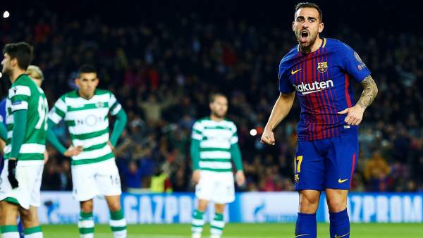 Paco Alcácer ante el Sporting Paco Alcácer ante el Sporting