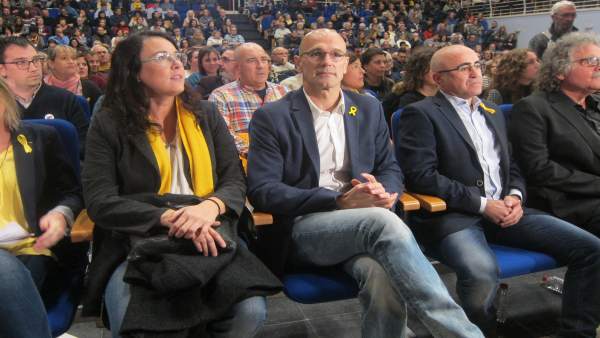 D.Riba, los candidatos de ERC R.Romeva y O.Peris D.Riba, los candidatos de ERC R.Romeva y O.Peris
