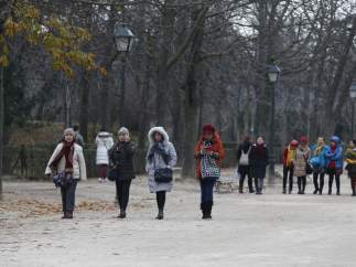 Invierno, invernal, frío, temperaturas bajas, abrigo, abrigarse, turista