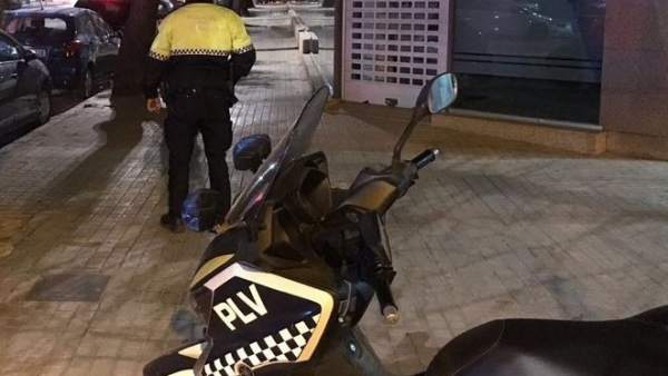 Moto de la Policía Local de València Moto de la Policía Local de València