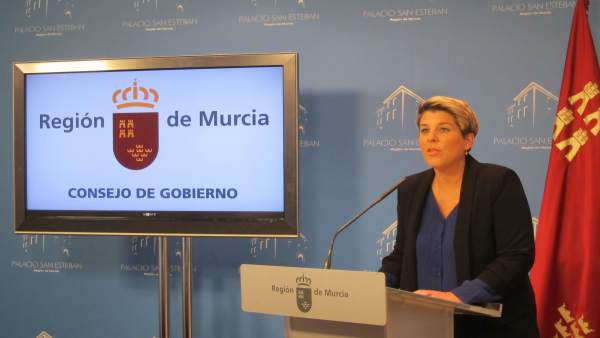 Noelia Arroyo, en la rueda de prensa posterior al Consejo Noelia Arroyo, en la rueda de prensa posterior al Consejo