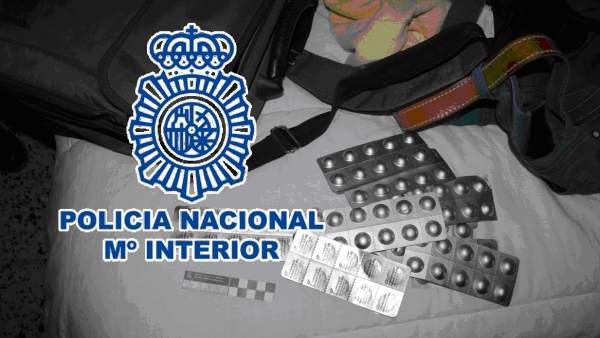 Objetos robados en una farmacia Objetos robados en una farmacia