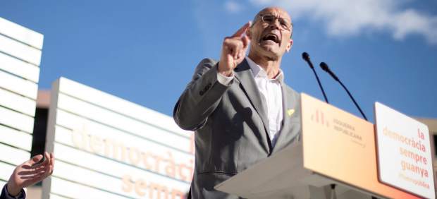Acto de campaña en Vilanova i la Geltrú