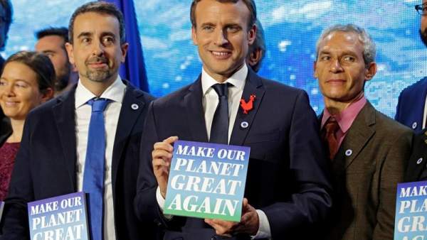 Emmanuel Macron, cumbre del clima Emmanuel Macron, cumbre del clima